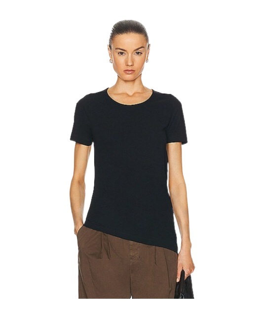 Lemaire Short-sleeved T-shirt In Black