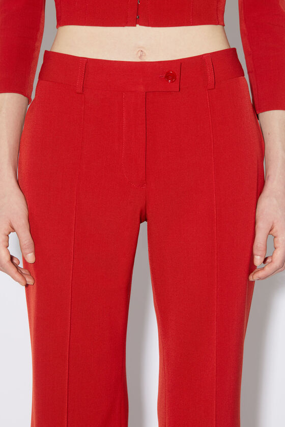 Acne Studios Wide-leg Trousers In Red