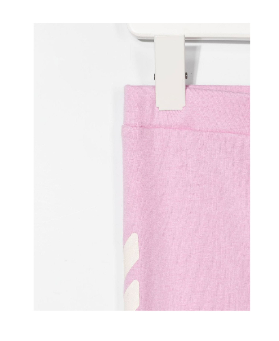 Off-white Logo-print Straight-leg Leggings In Pink