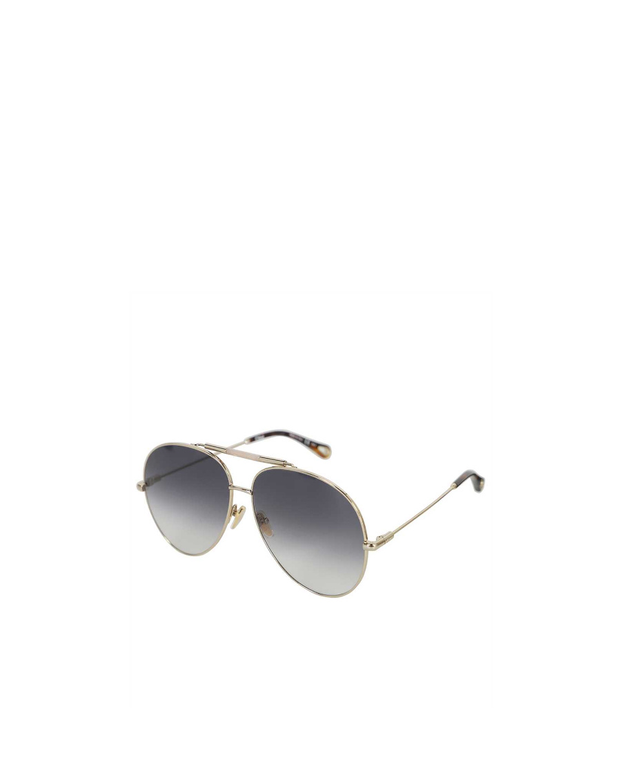 Chloé Logo Sunglasses In Gray