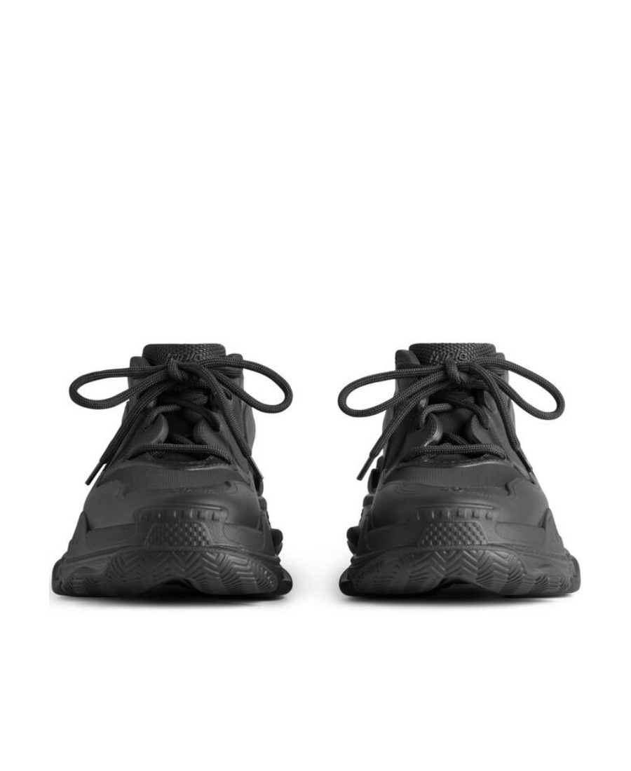 Balenciaga Women's Triple S Mold Trainers In Black In Black