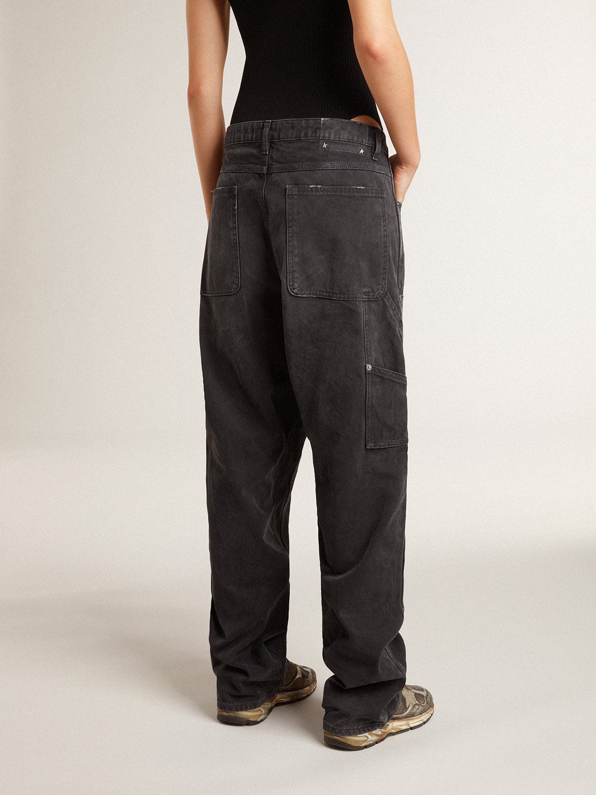 Golden Goose Ripped Jeans In Black