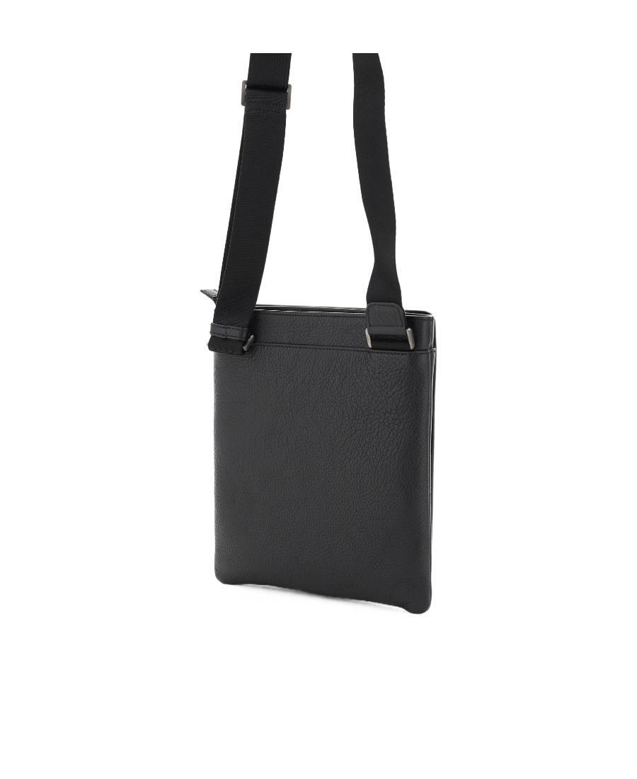 FERRAGAMO LOGO-PLAQUE MESSENGER BAG