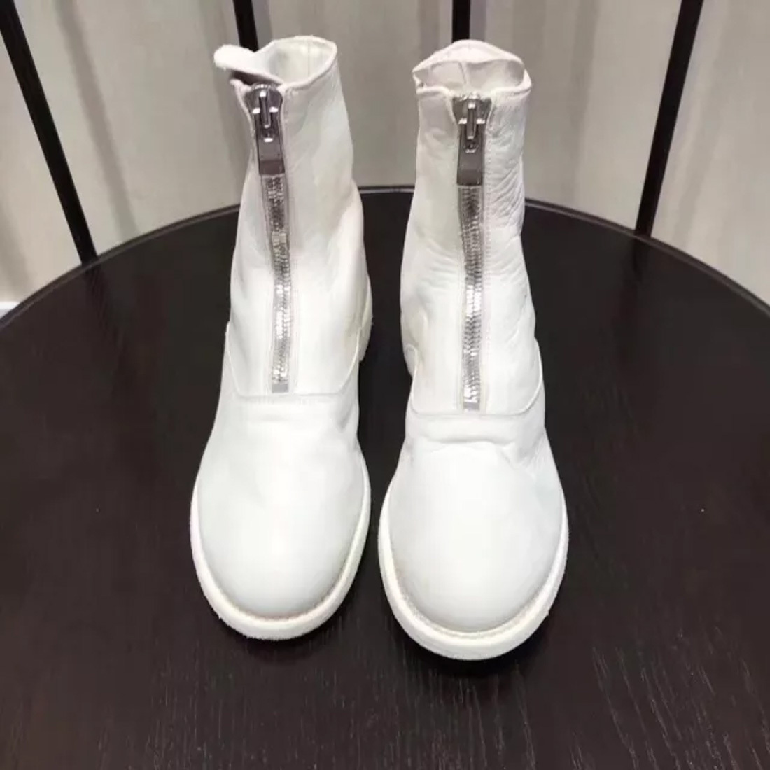 GUIDI HORSESKIN ZIPPER BOOTS