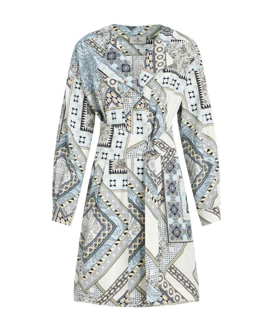Etro Cotton Dress In White