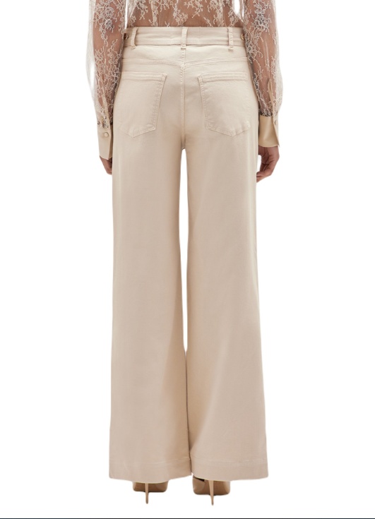 Blugirl Ecs Parachute Canvas Trousers In Nude