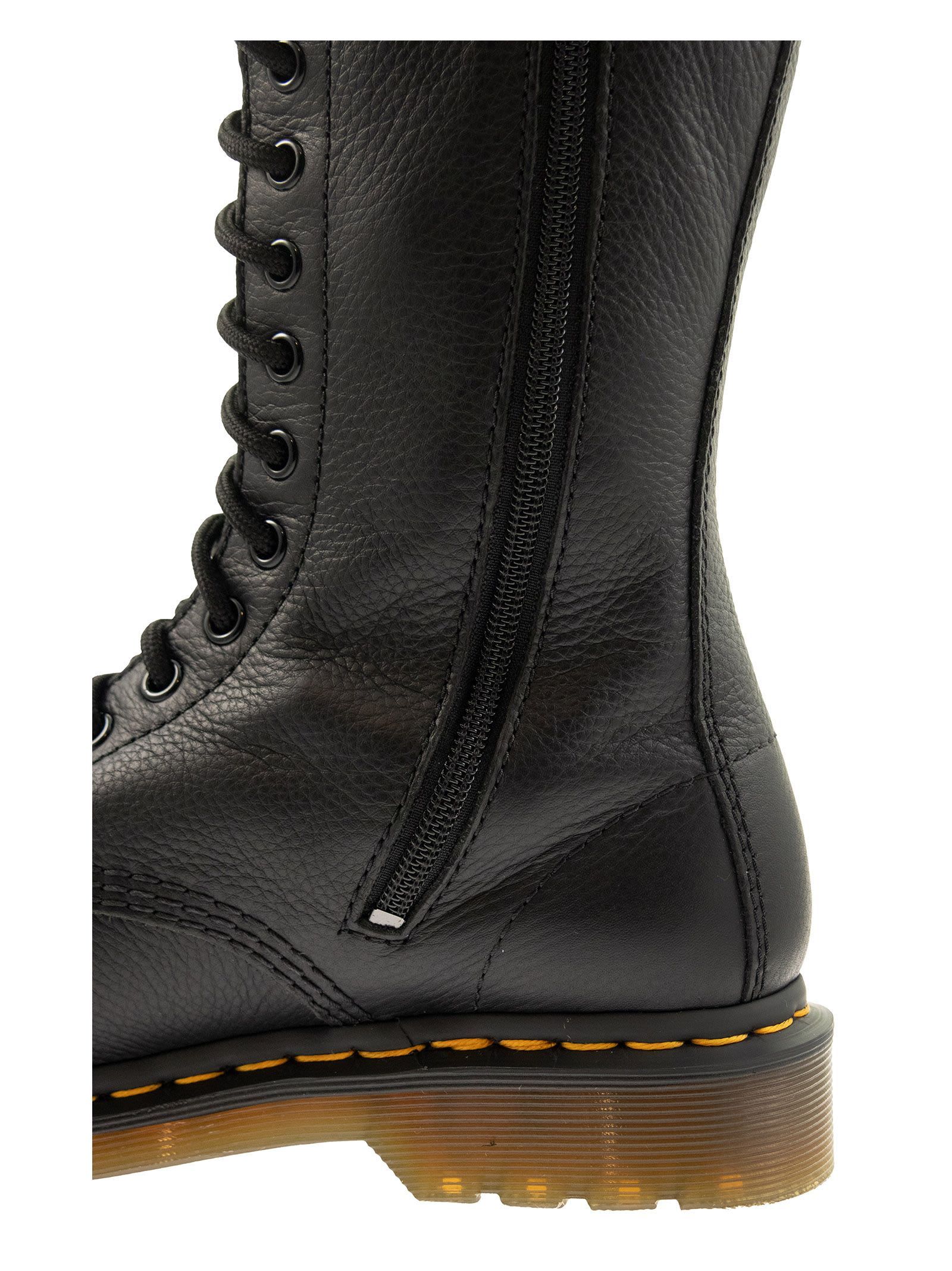 Dr. Martens 1b60 Bex Lace-up Leather Boots In Black