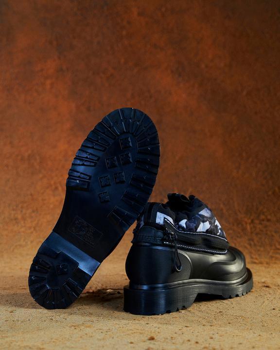 Dr. Martens Laced Boots In Black