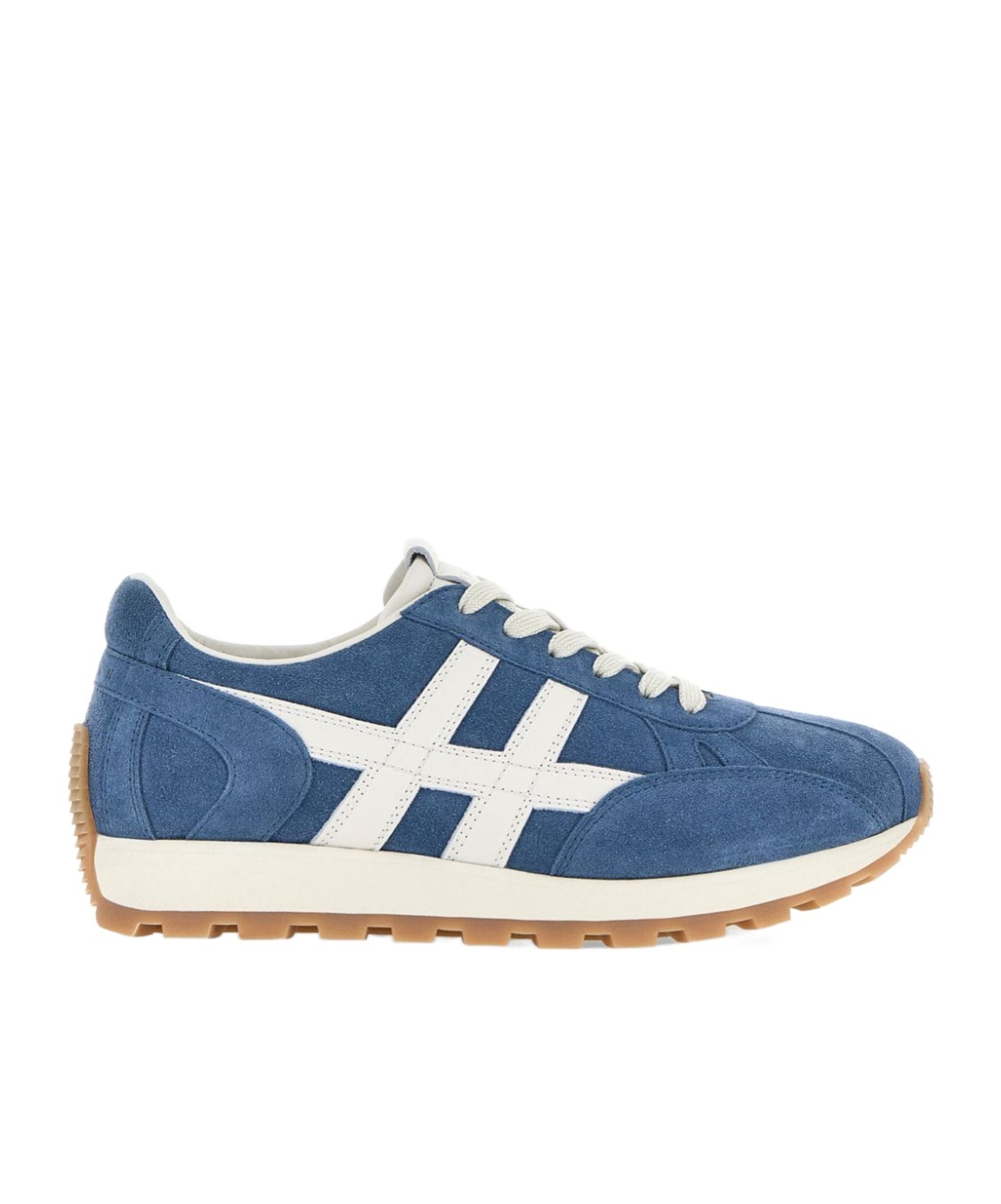 Hogan 86er Suede Sneakers Shoes In Blue