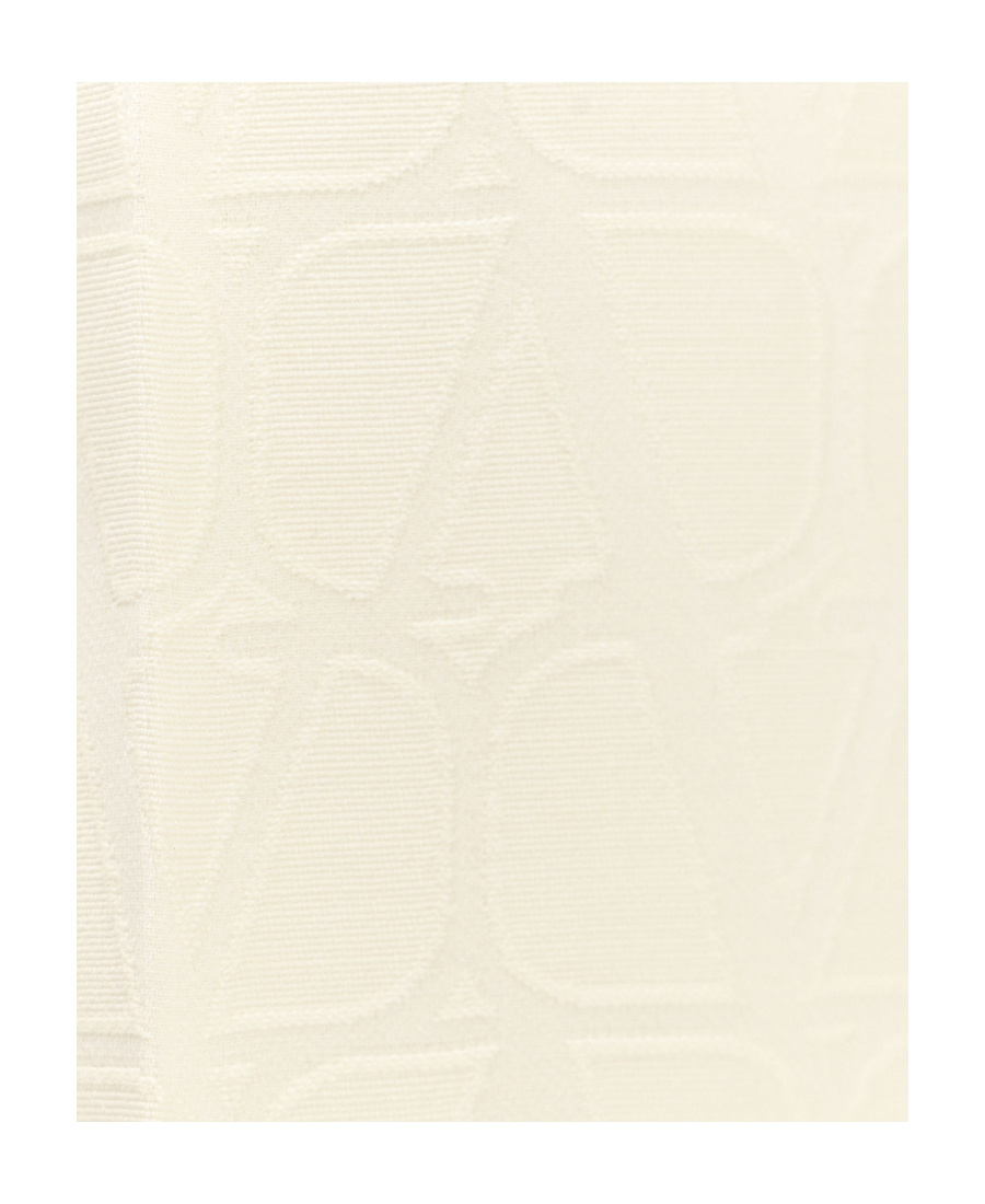 Valentino Toile Iconographe Wool And Silk Pants In Nude