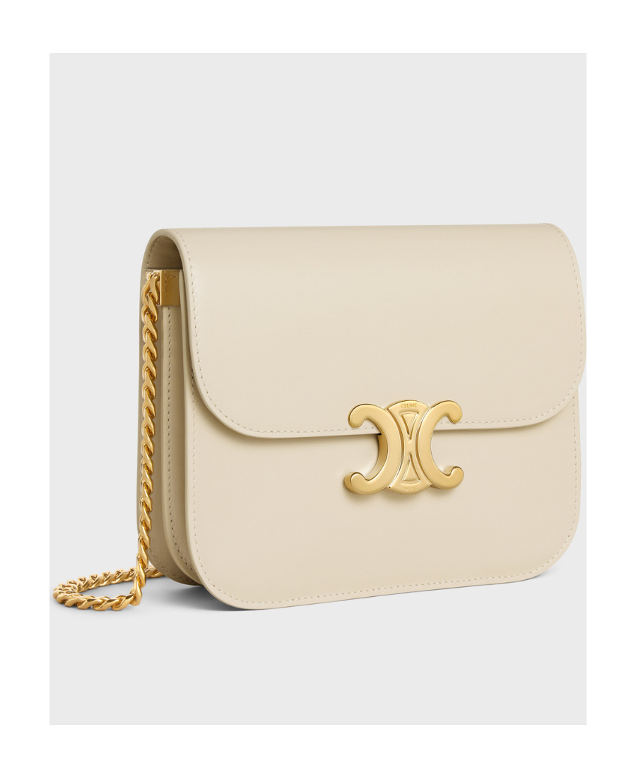 Celine Chain Shoulder Bag In Nude