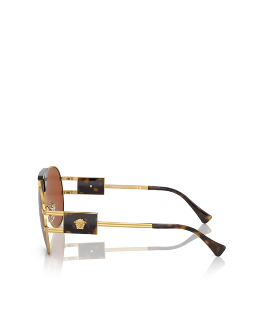 Versace Pilot-frame Tinted Sunglasses