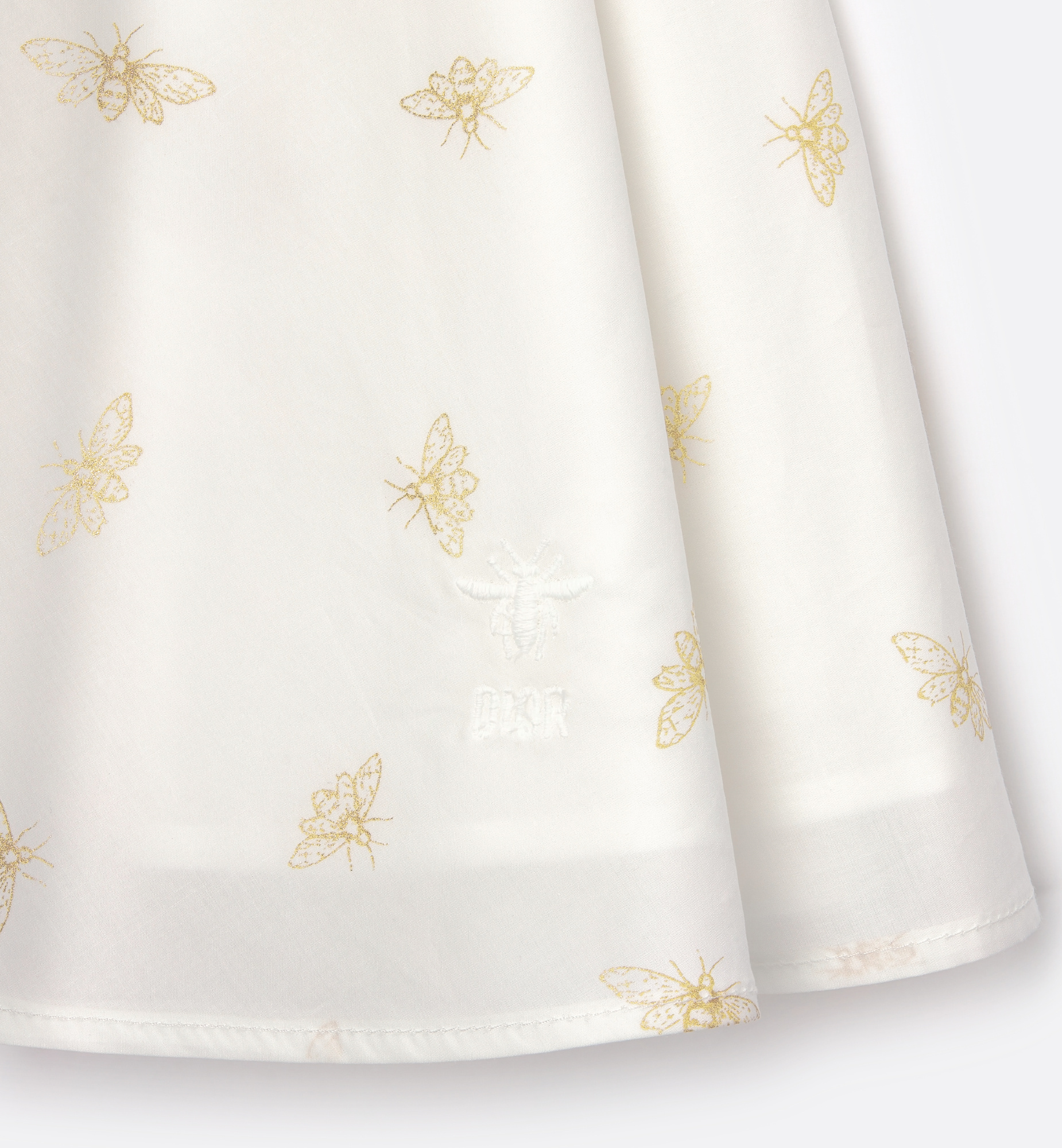 Dior Baby Flared Dress In White