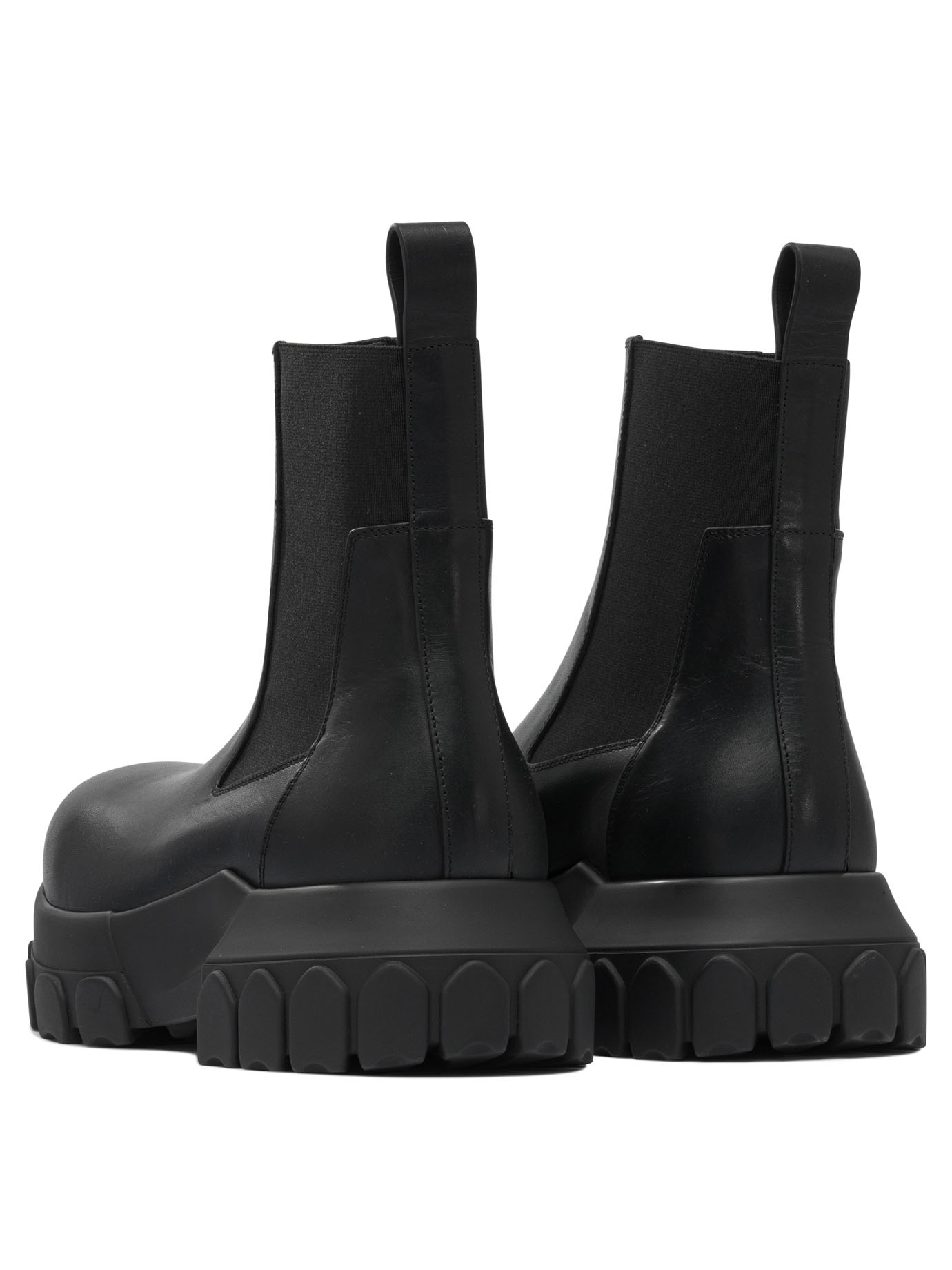 Rick Owens Round Toe Ankle Boots