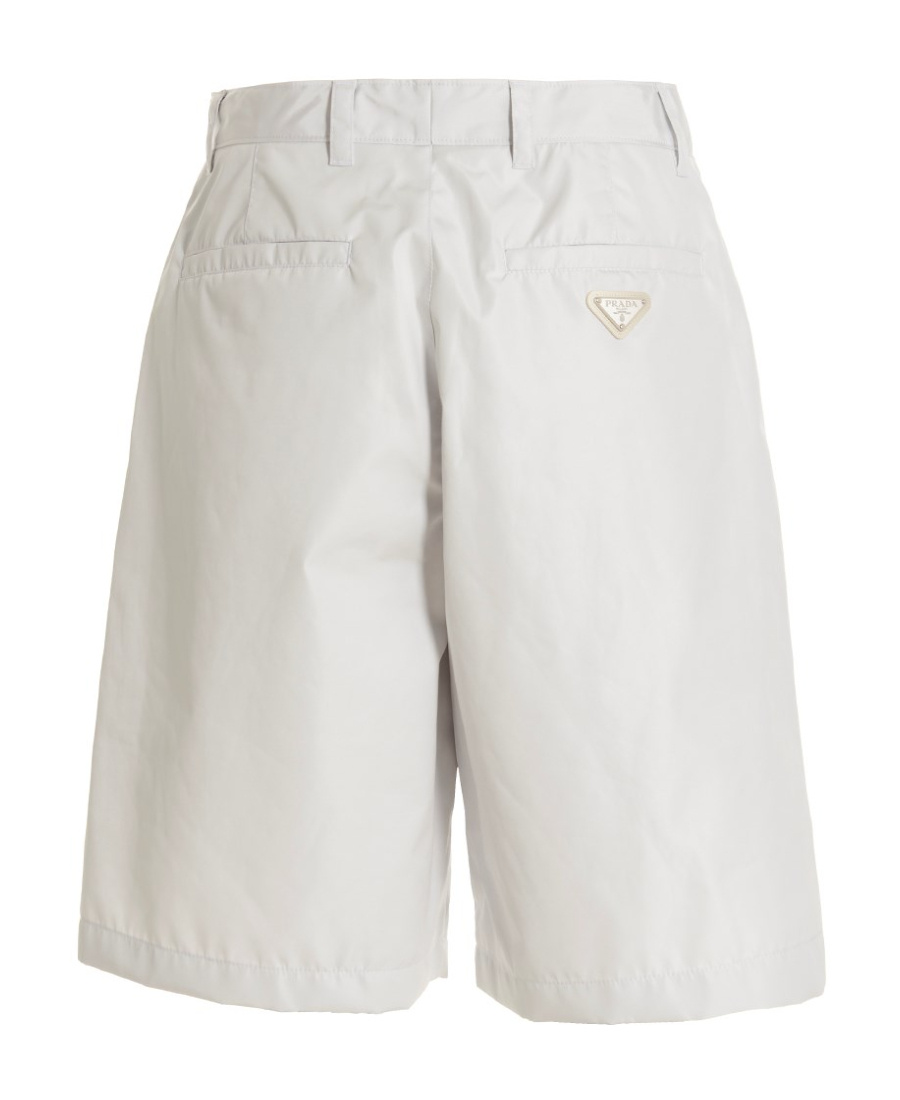 Prada Re-nylon Bermuda Shorts Bermuda And Short White In White