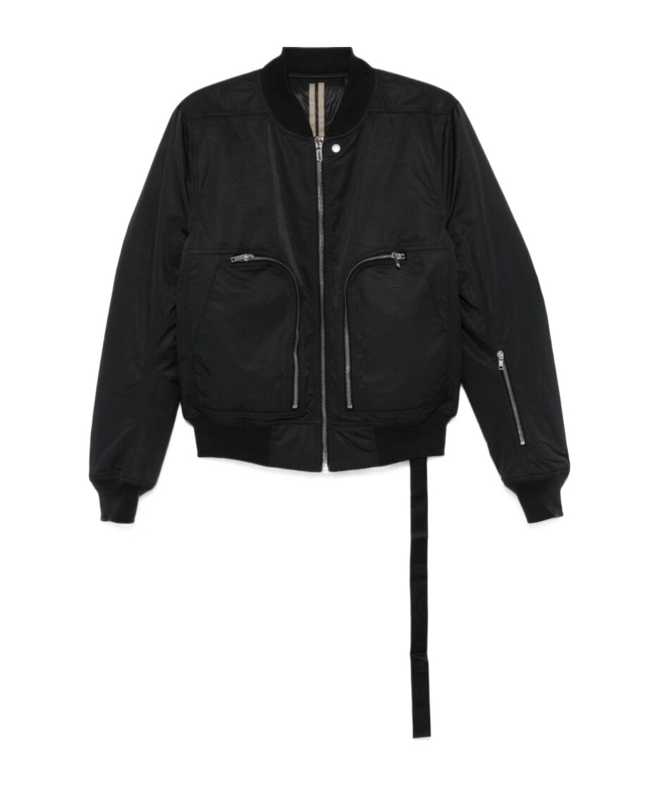 Rick Owens Drkshdw Bauhaus Flight Bomber Jacket In Black