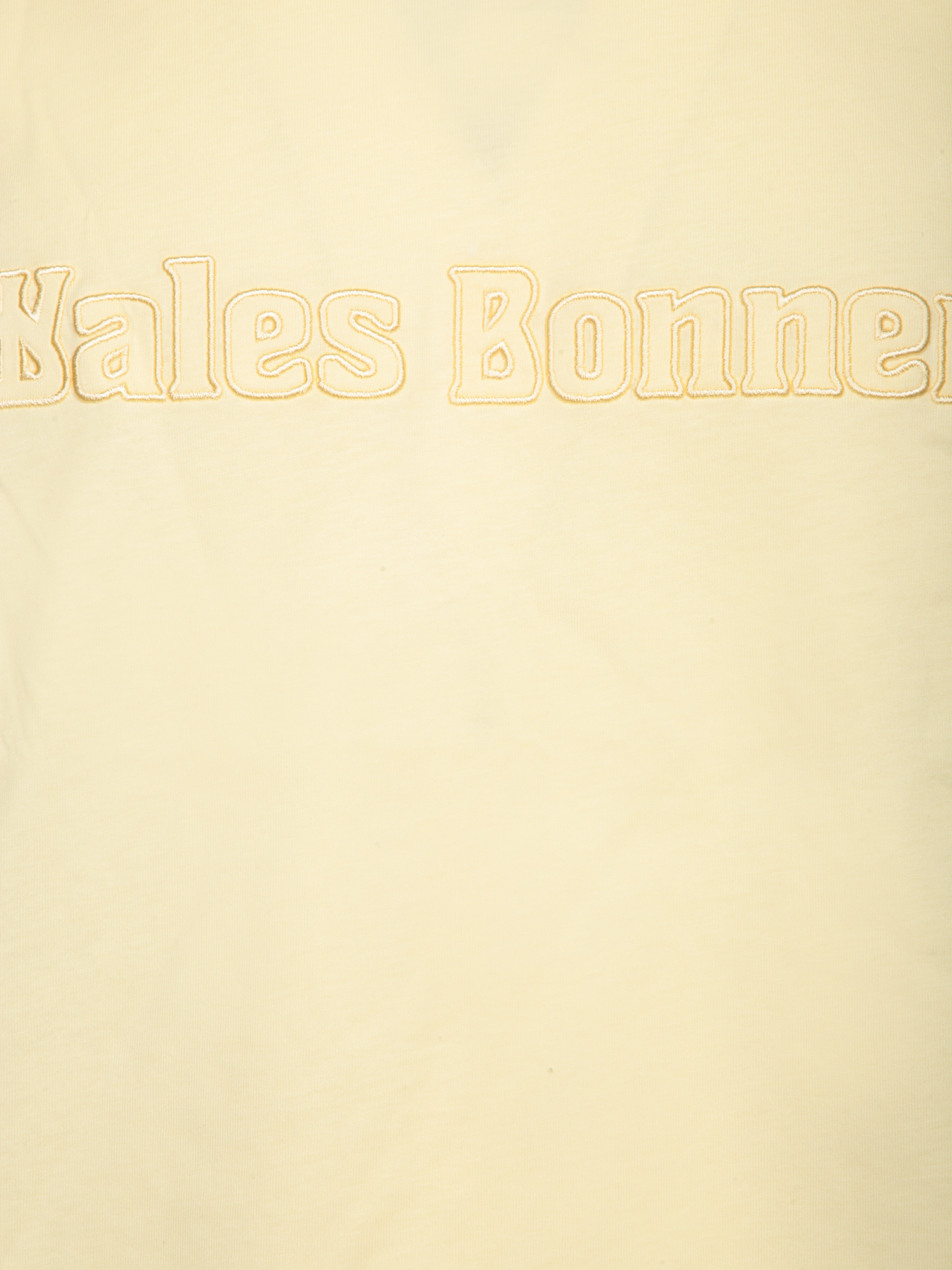 WALES BONNER WALES BONNER LOGO-PATCH CREWNECK T-SHIRT 