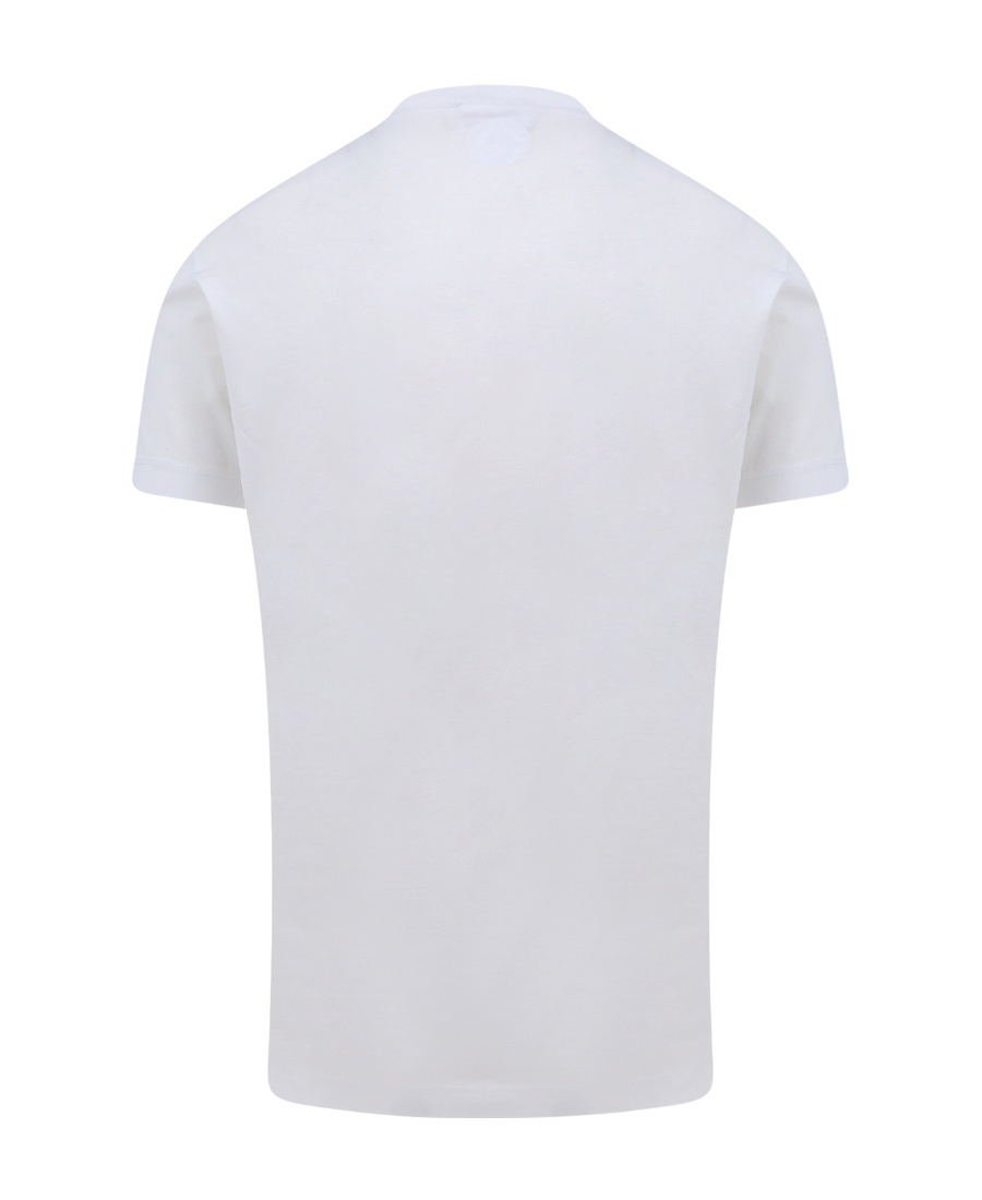 Dsquared2 Printed Cotton T-shirt In Multicolor