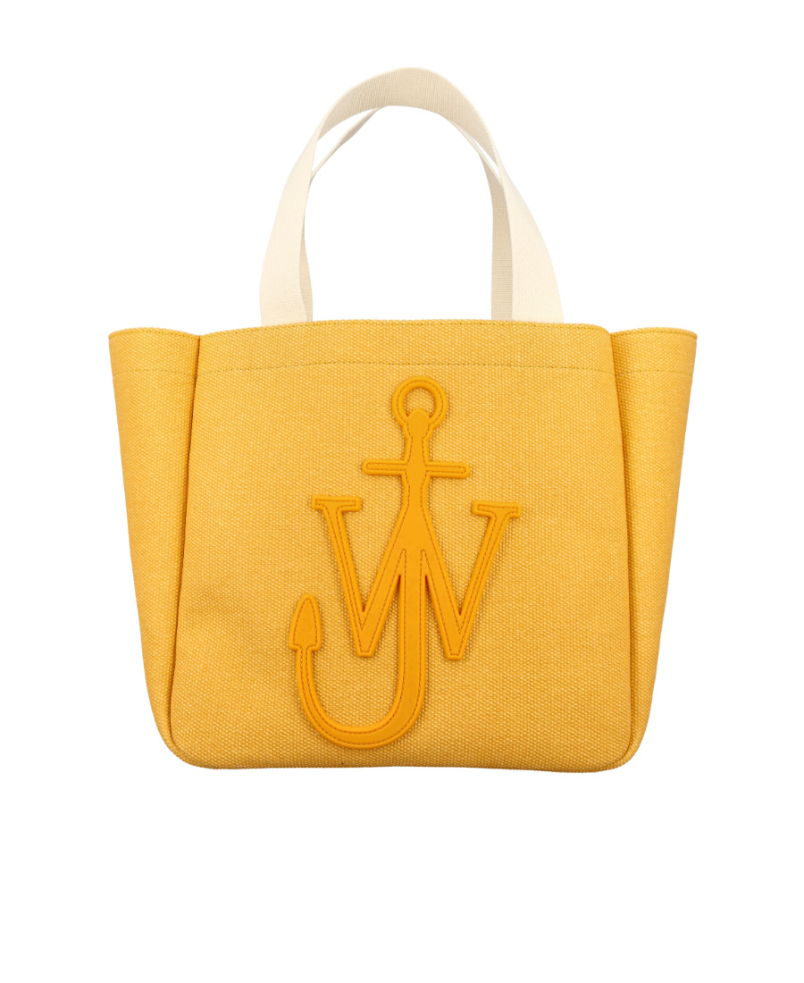 Jw Anderson Anchor Motif Canvas Tote Bag In Yellow