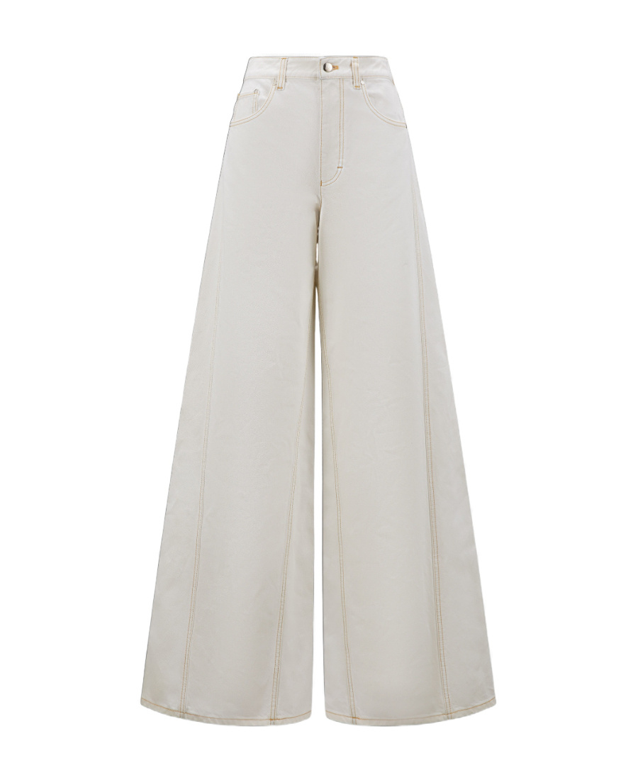 MONCLER BLEACHED DENIM JEANS