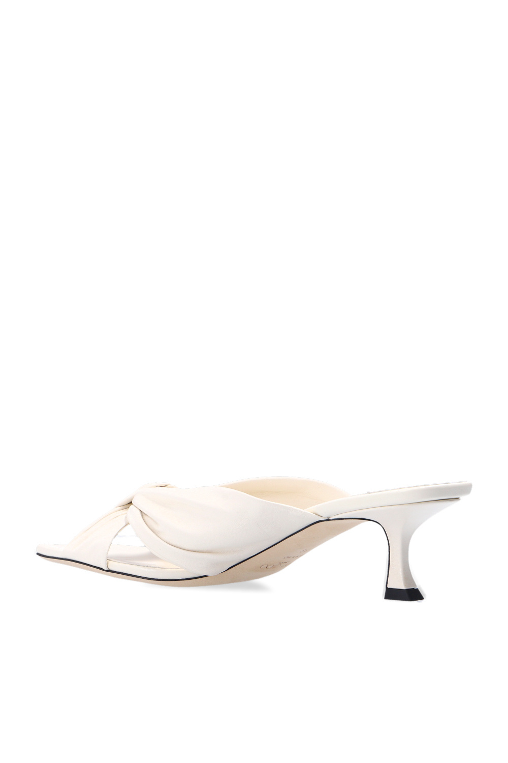 Jimmy Choo High-heeled Sandals With Bows And Bows In White
