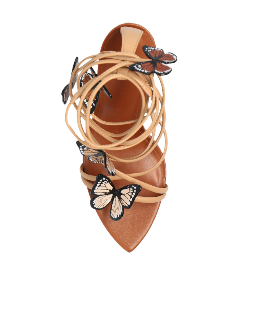 Sophia Webster Brown Vanessa Heeled Sandals In Brown