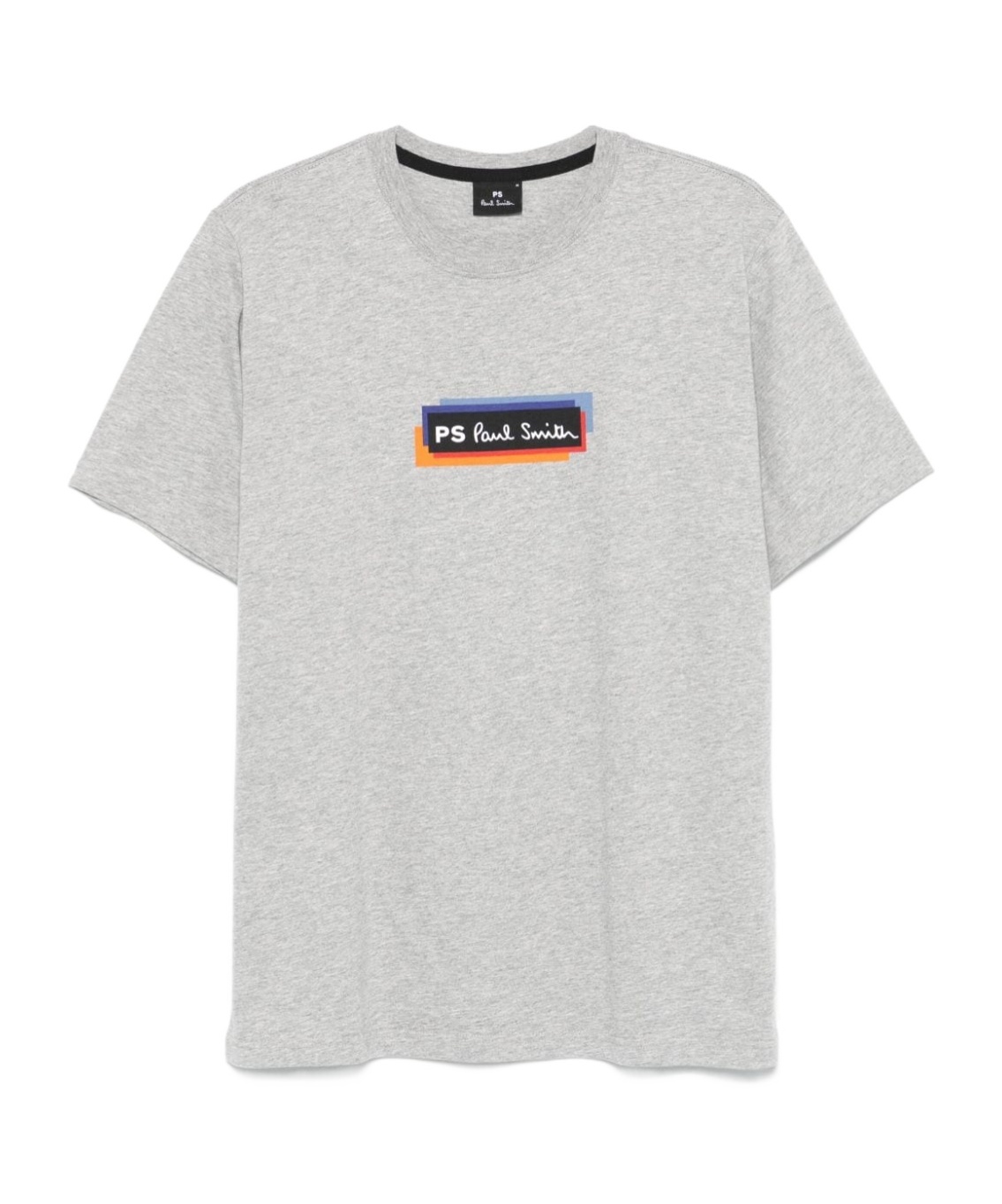 Ps By Paul Smith Logo-print T-shirt In Gray