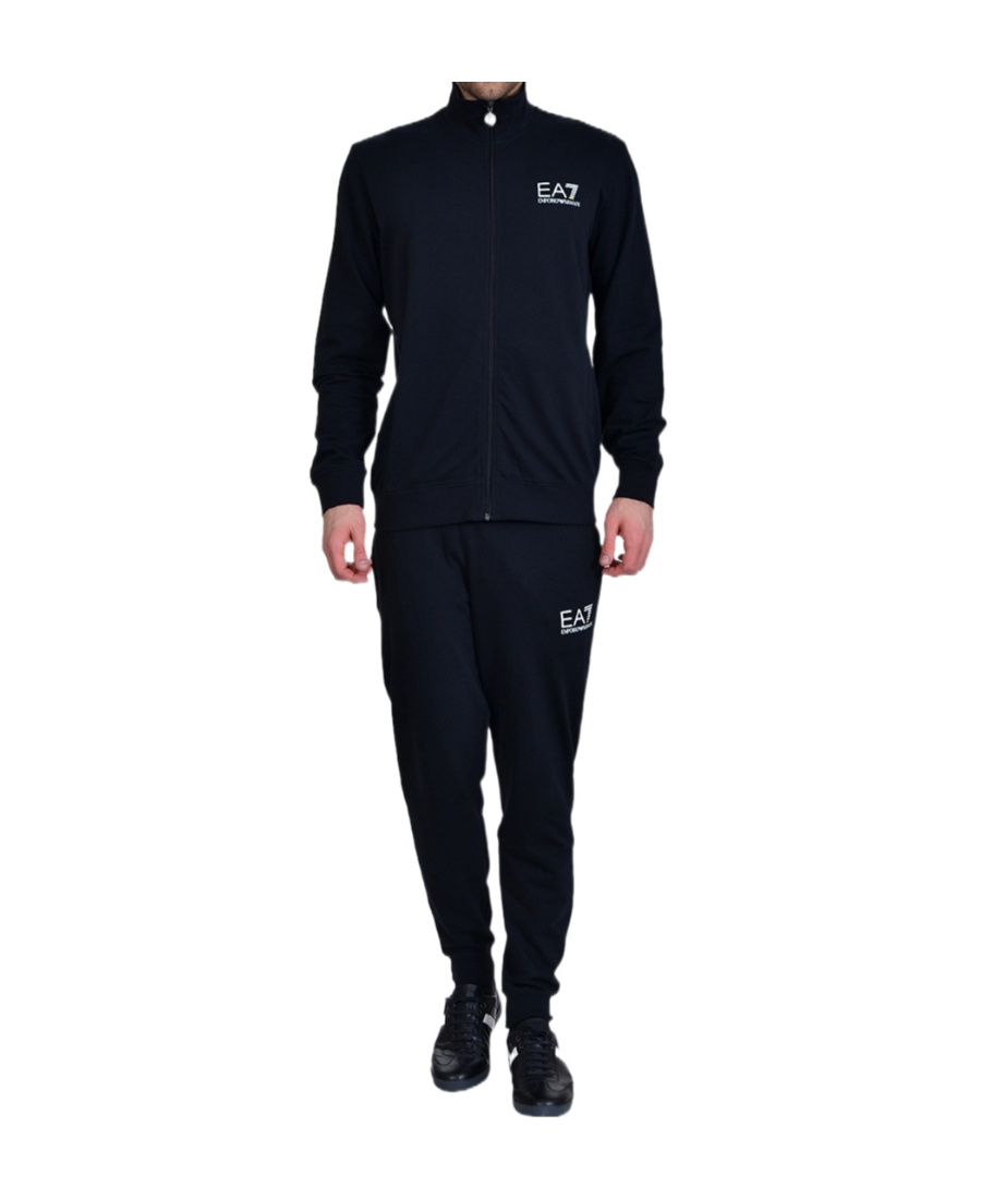 Ea7 Long-sleeved Sports Suit In Black