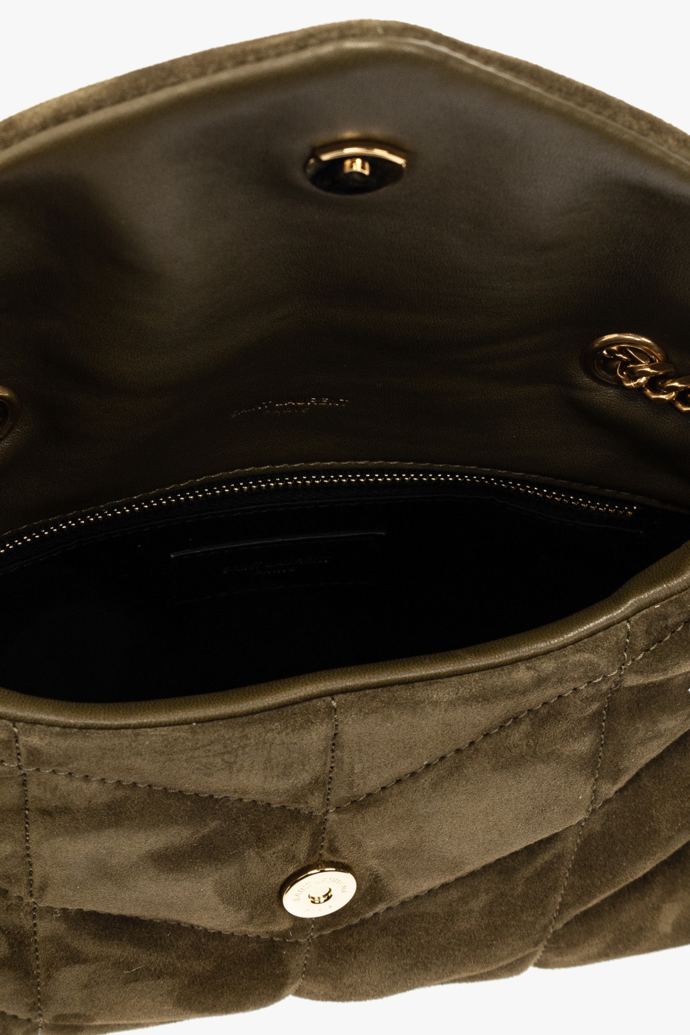 Saint Laurent Medium Loulou Shoulder Bag In Brown
