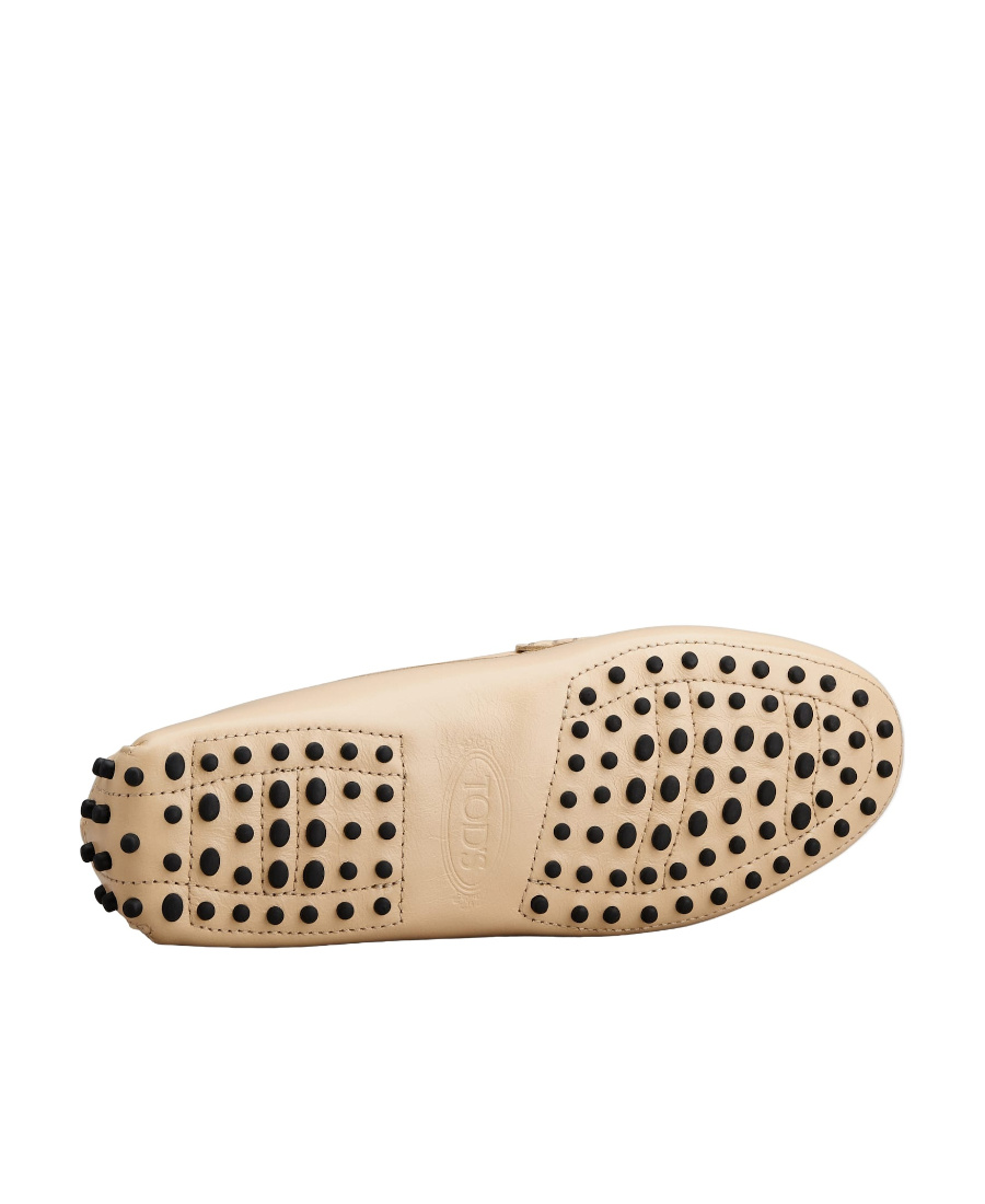 Tod's T Timeless Gommino Driving Shoes In Nude