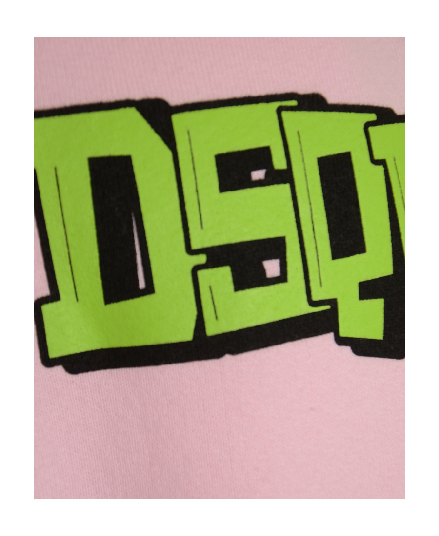 Dsquared2 Logo-print Detail Sweatshirt In Pink