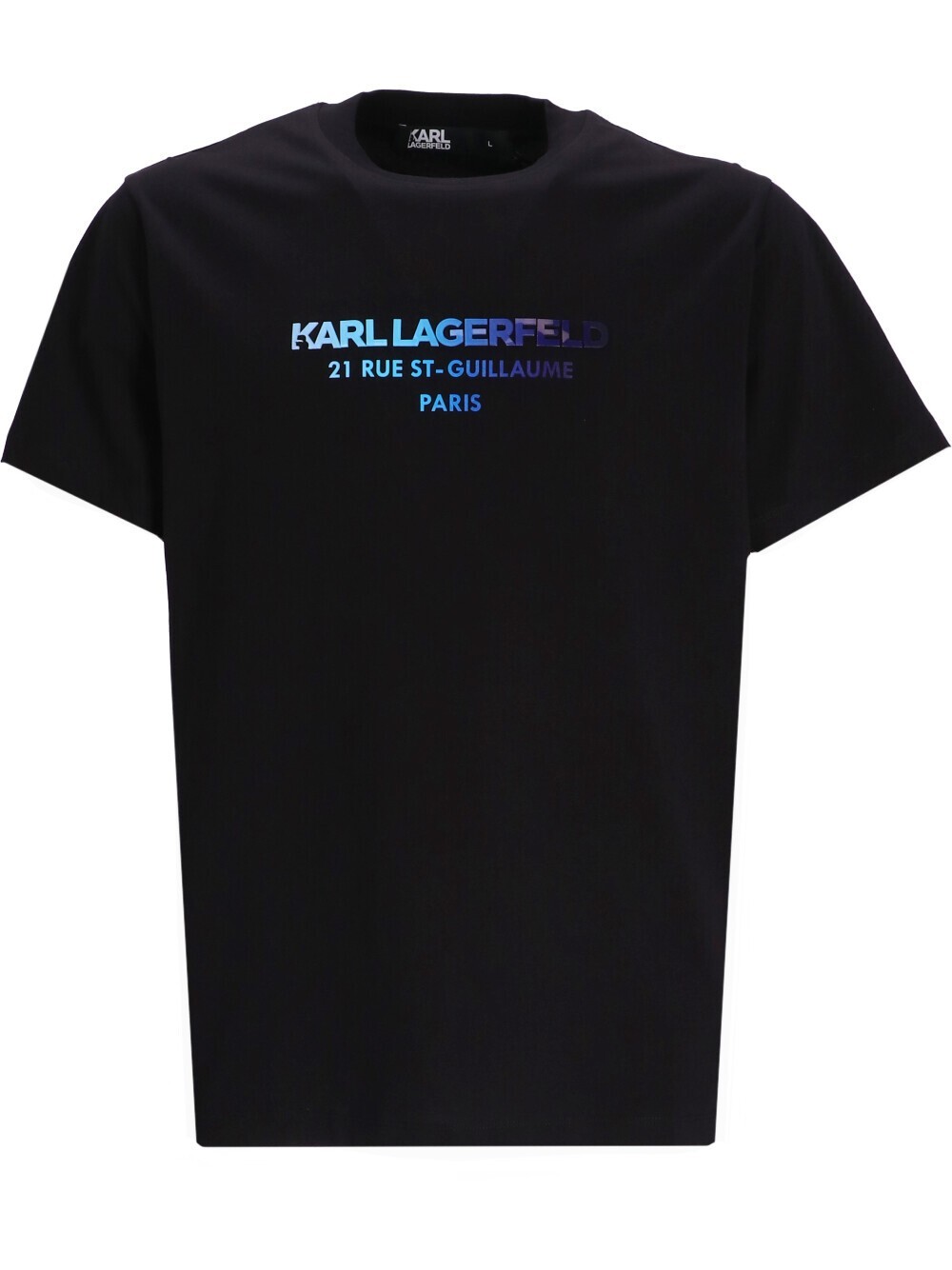 Karl Lagerfeld Logo-print Cotton T-shirt In Black