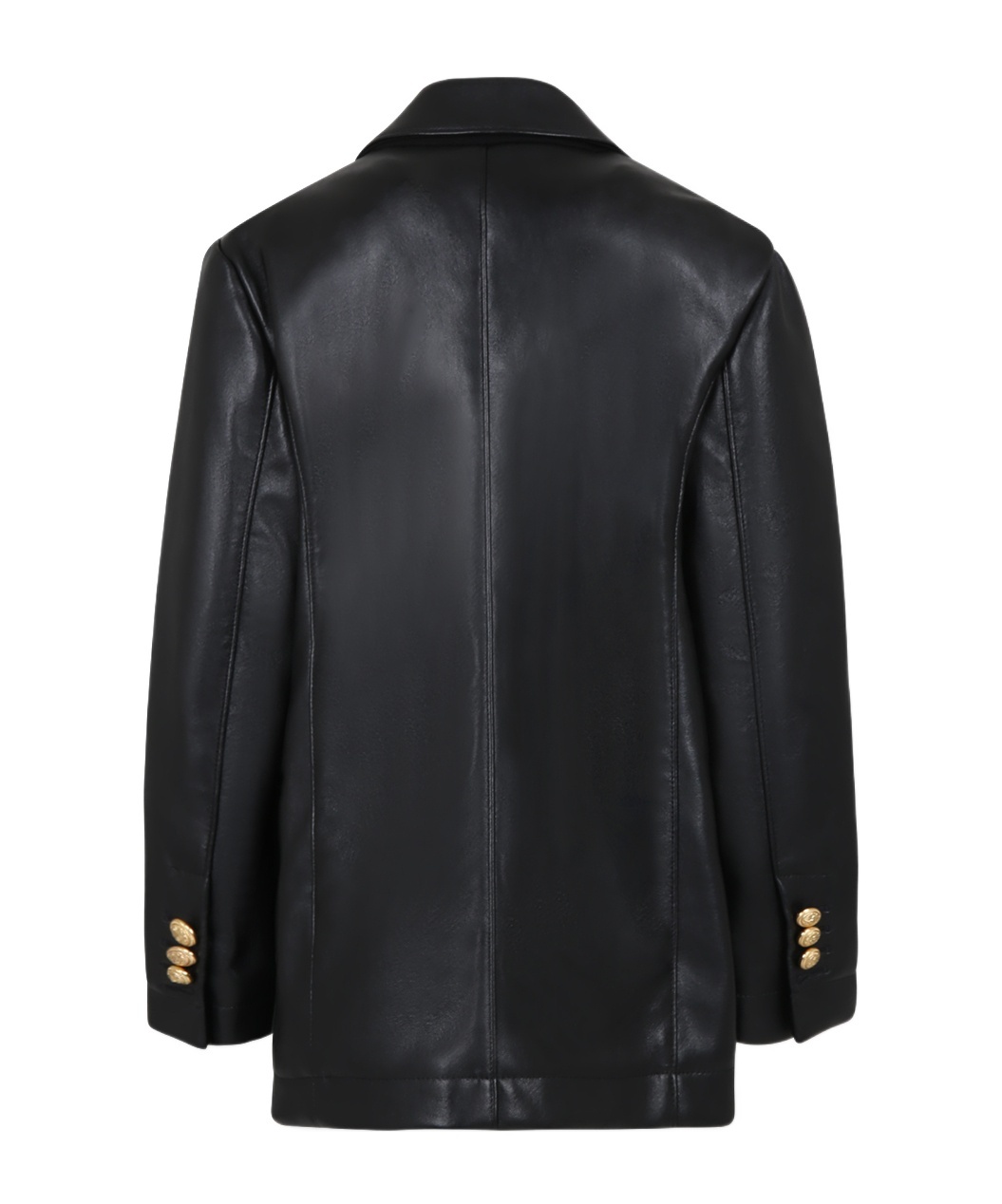 Balmain Double-breasted Jacket In Black