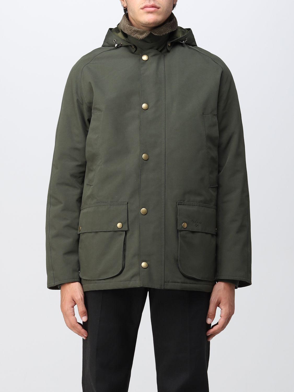 Barbour Waterproof Ashby Hooded Jacket In Black