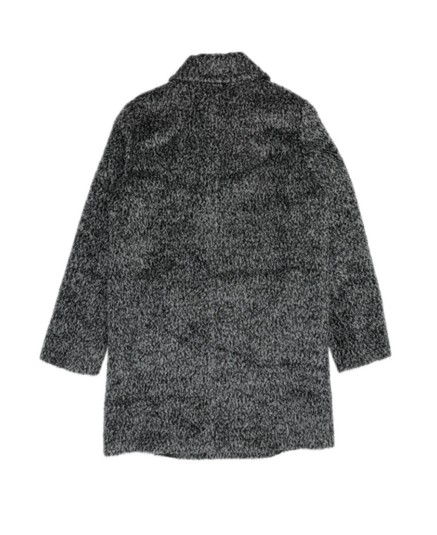 Max Mara Giralda Logo Coat In Black