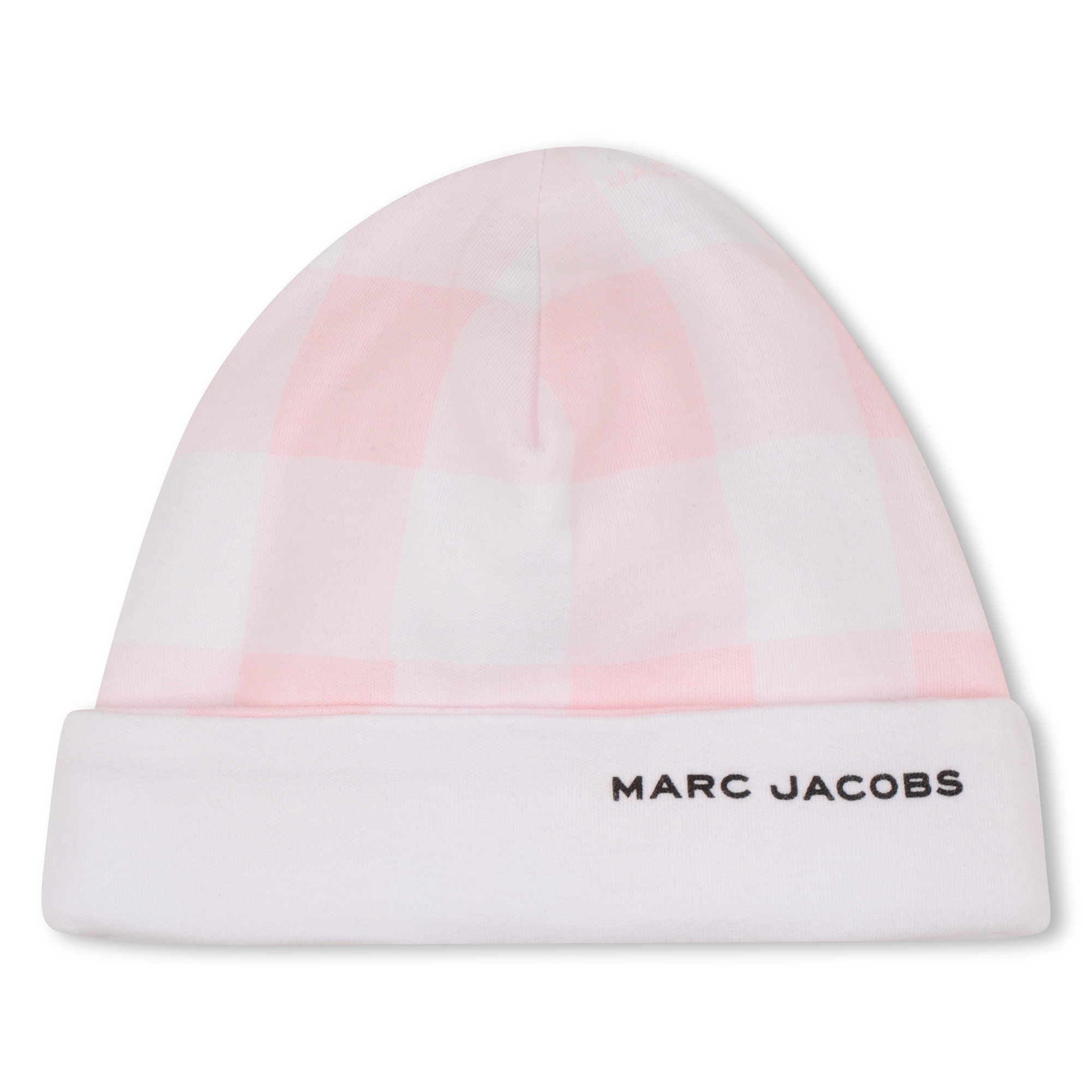 Marc Jacobs Checked-pattern Collared Babygrow Set In White