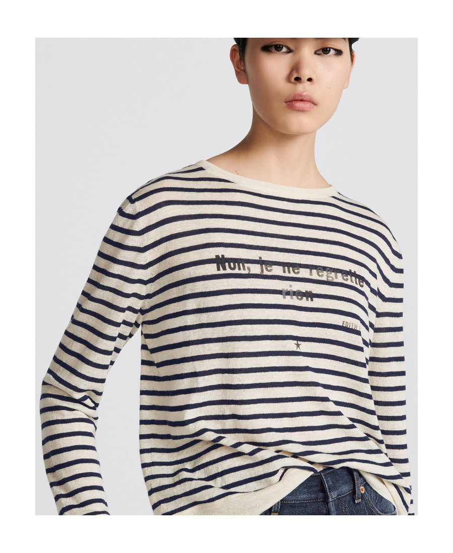 DIOR ROUND-NECK LONG-SLEEVED CASHMERE SWEATER 