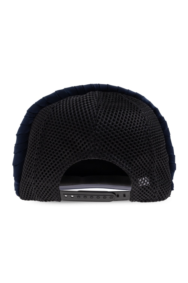 Dsquared2 Pleated Baseball Cap In Blue