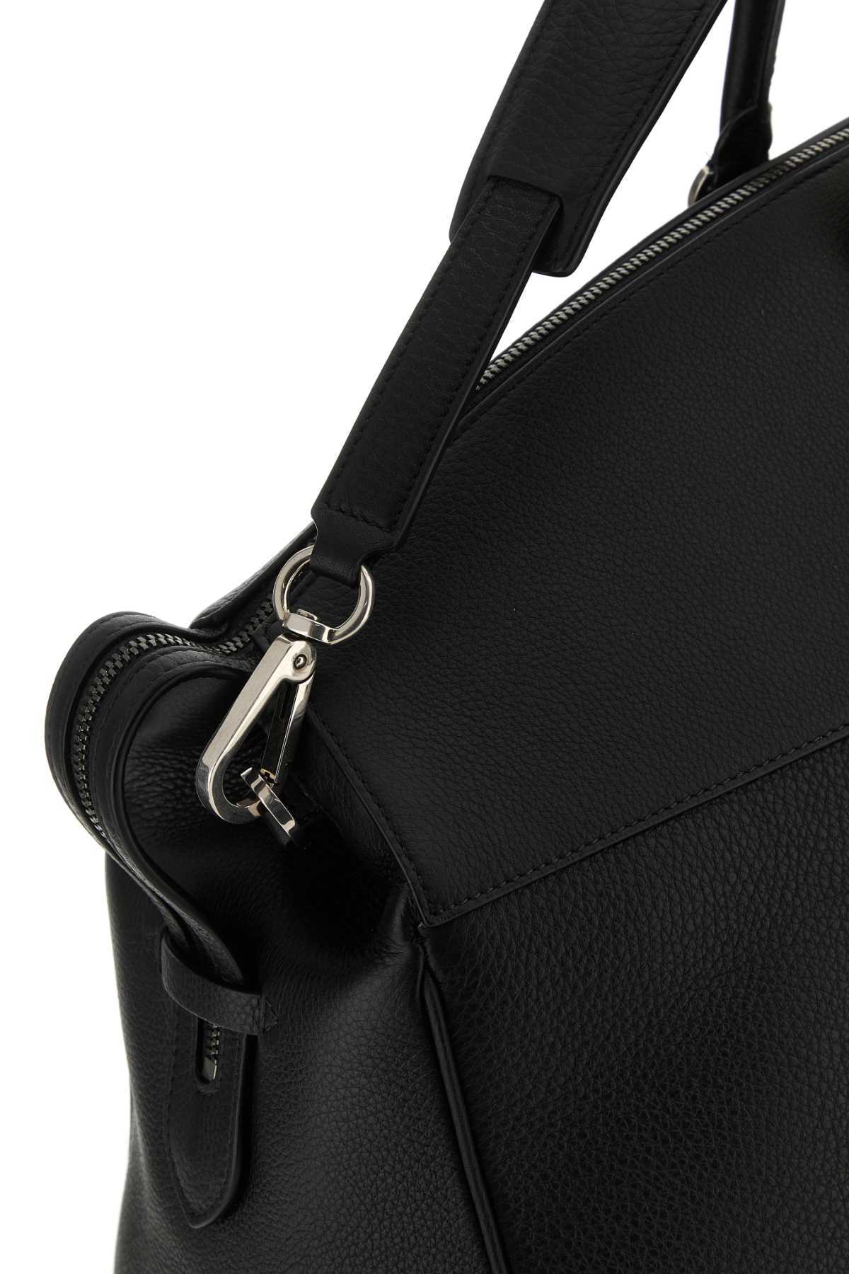 The Row Zipped Travel Bag In Black