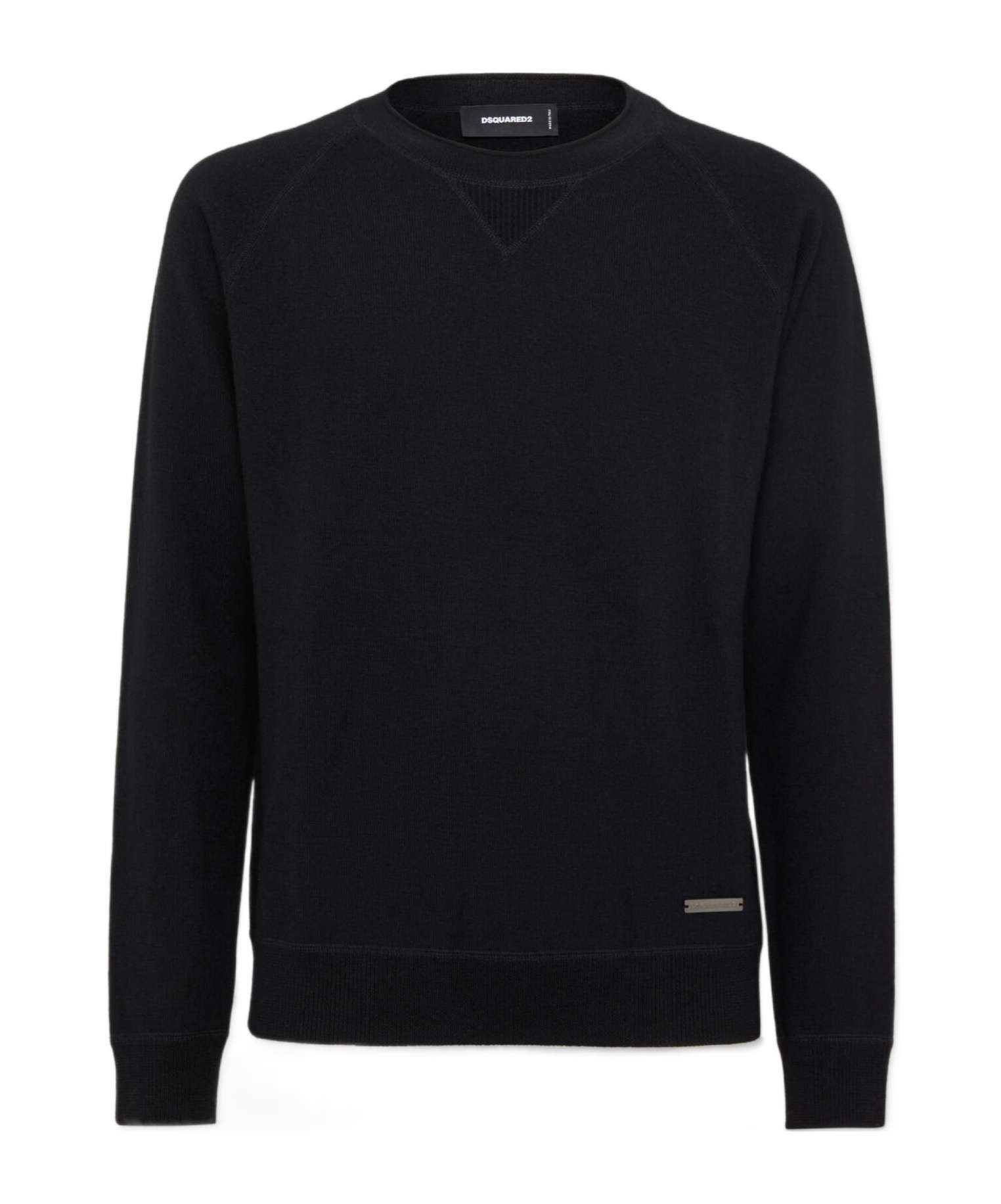 Dsquared2 Navy Blue Pouch-pocket Sweater In Blue