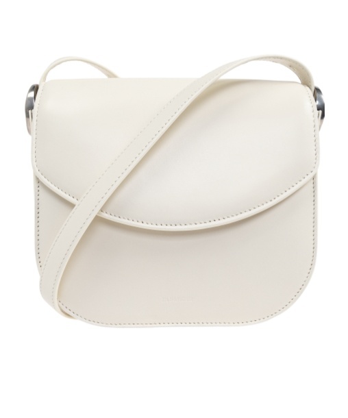 Jil Sander Dune Coin Medium Bag In White