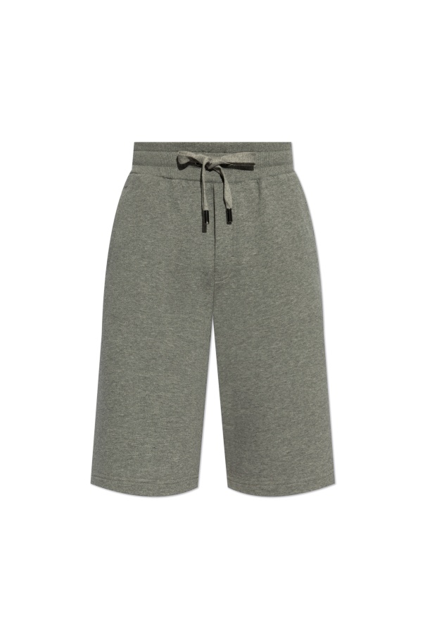 Dolce & Gabbana Drawstring Shorts In Gray