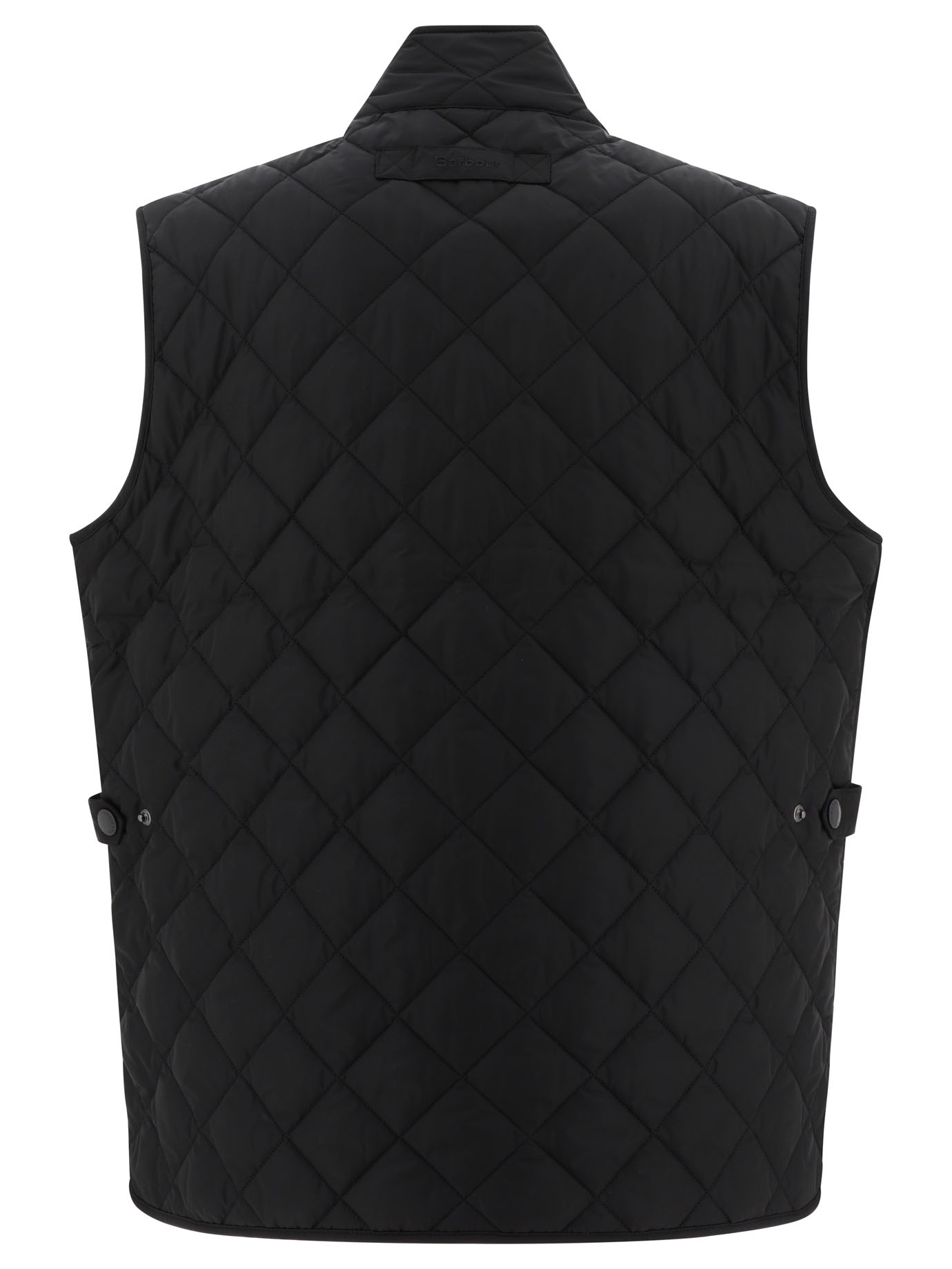 Shop Barbour Lowerdale Sleeveless Quilted Gilet In Black