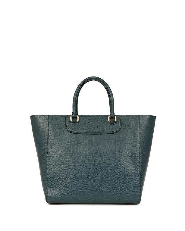 Dolce & Gabbana Logo Details Handbag In Green
