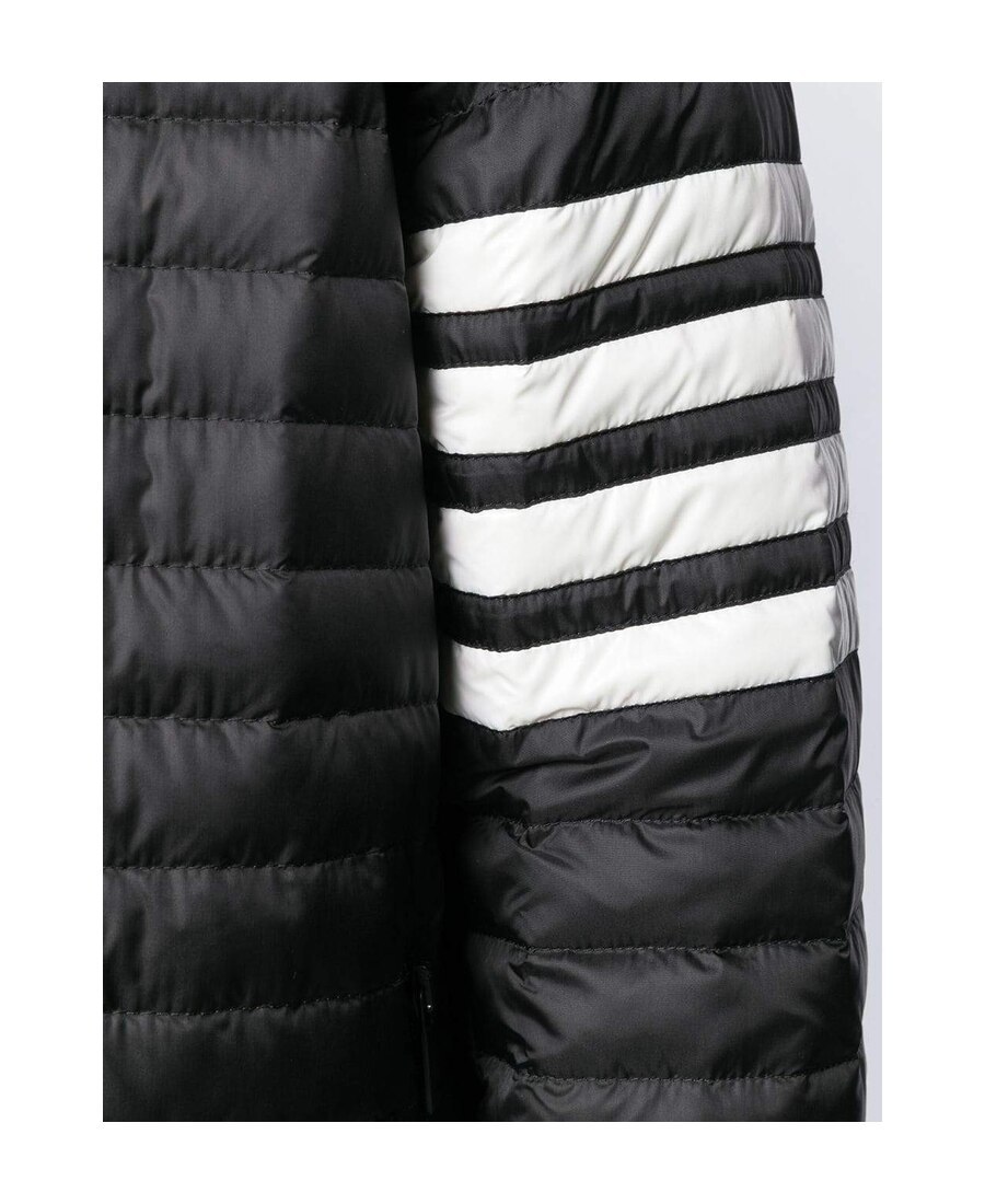 Thom Browne 4-bar Padded Coat In Black