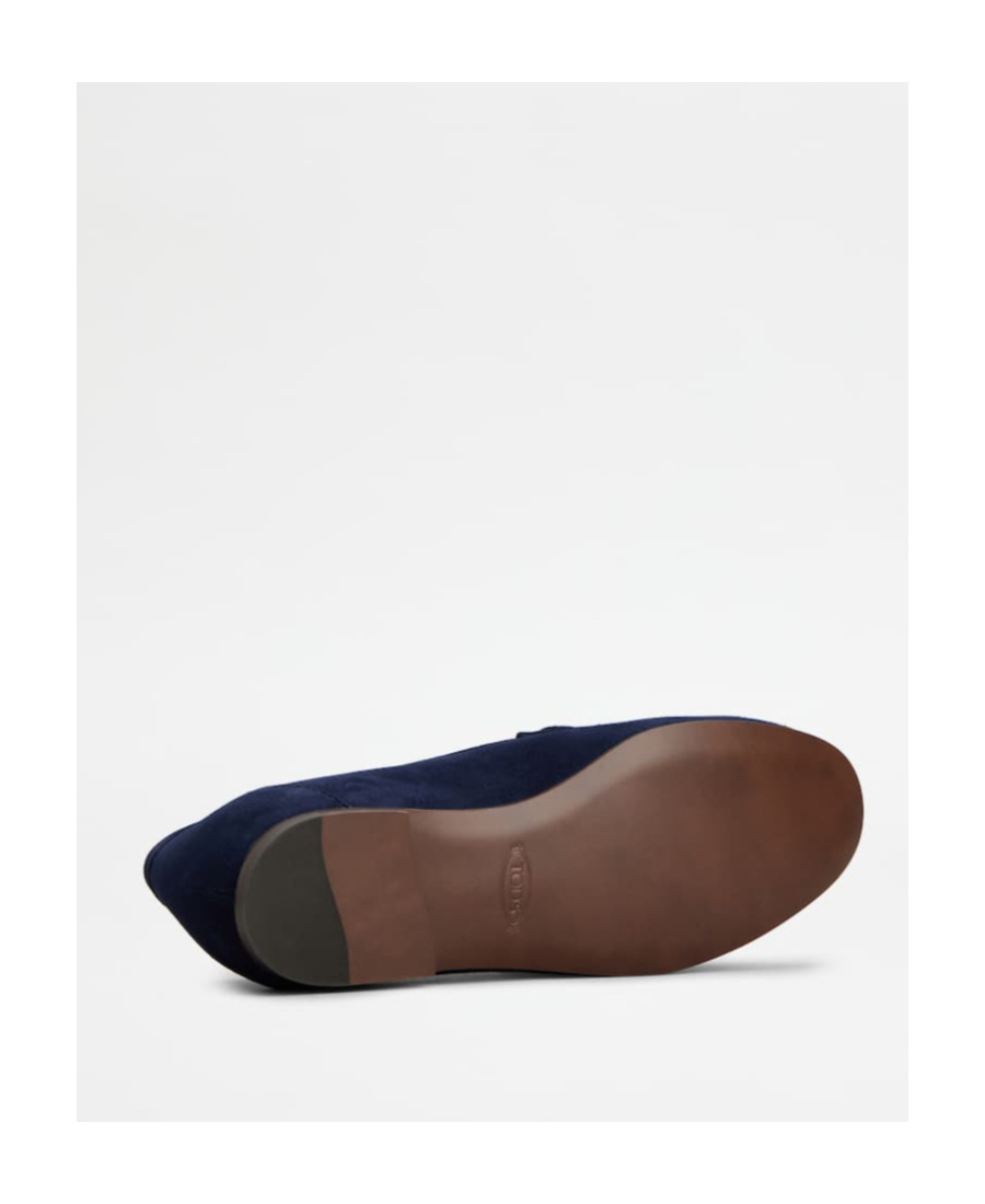 Tod's Logo-plaque Leather Loafers In Black
