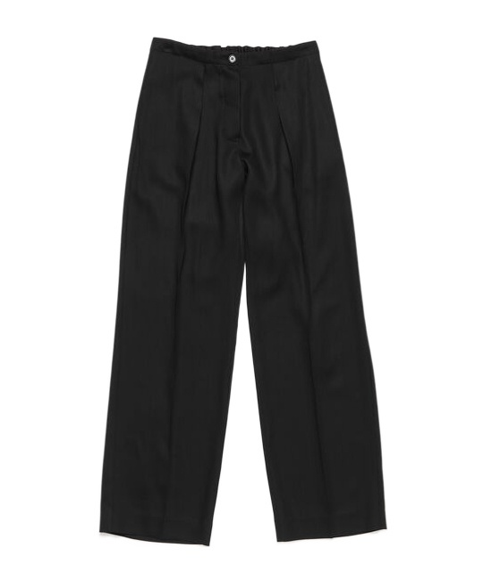 Acne Studios Tailored Wool Blend Trousers In Black