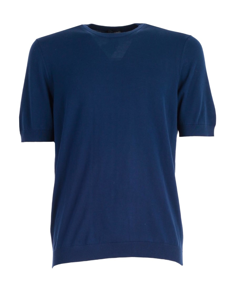 Drumohr Basic T-shirt In Blue
