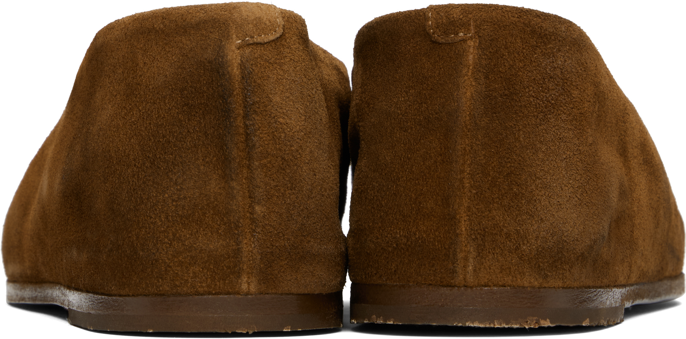 Marsèll Coltellaccio Suede Flat Ballerinas In Animal Print