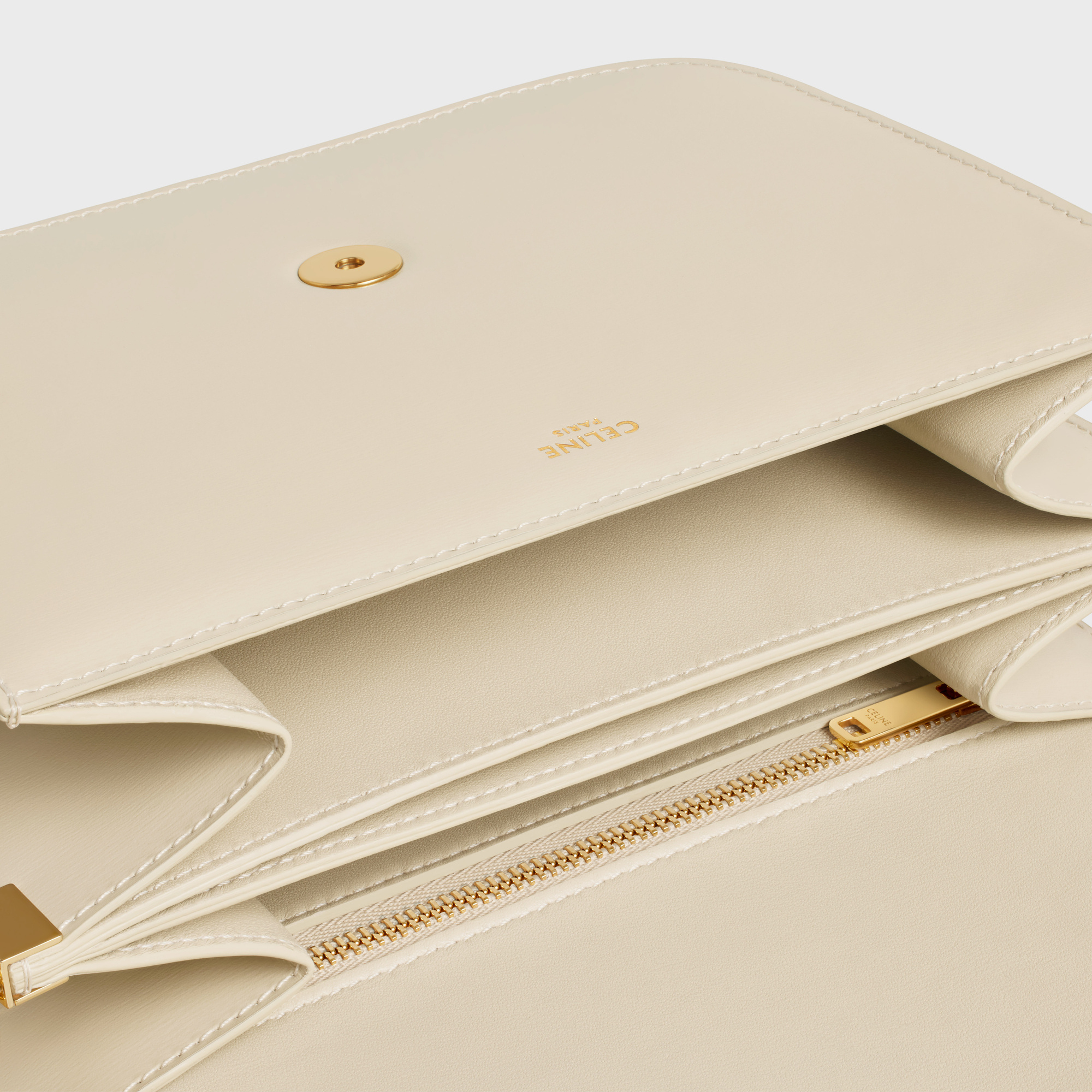 Celine Chain Shoulder Bag In Nude